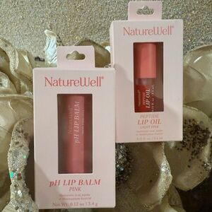 pH Lip Balm and Peptide Lip Oil - Light Pink Set